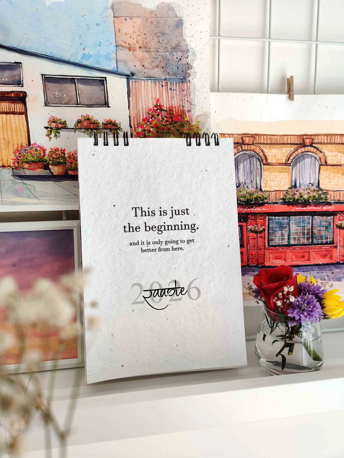 Raaste Plantable Calendar 2026