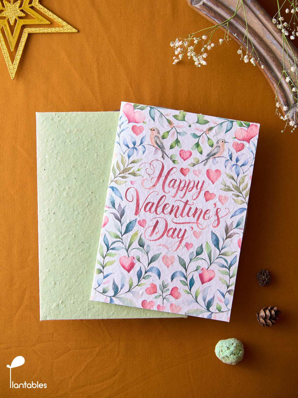 Garden of Hearts: Valentine’s Day Card