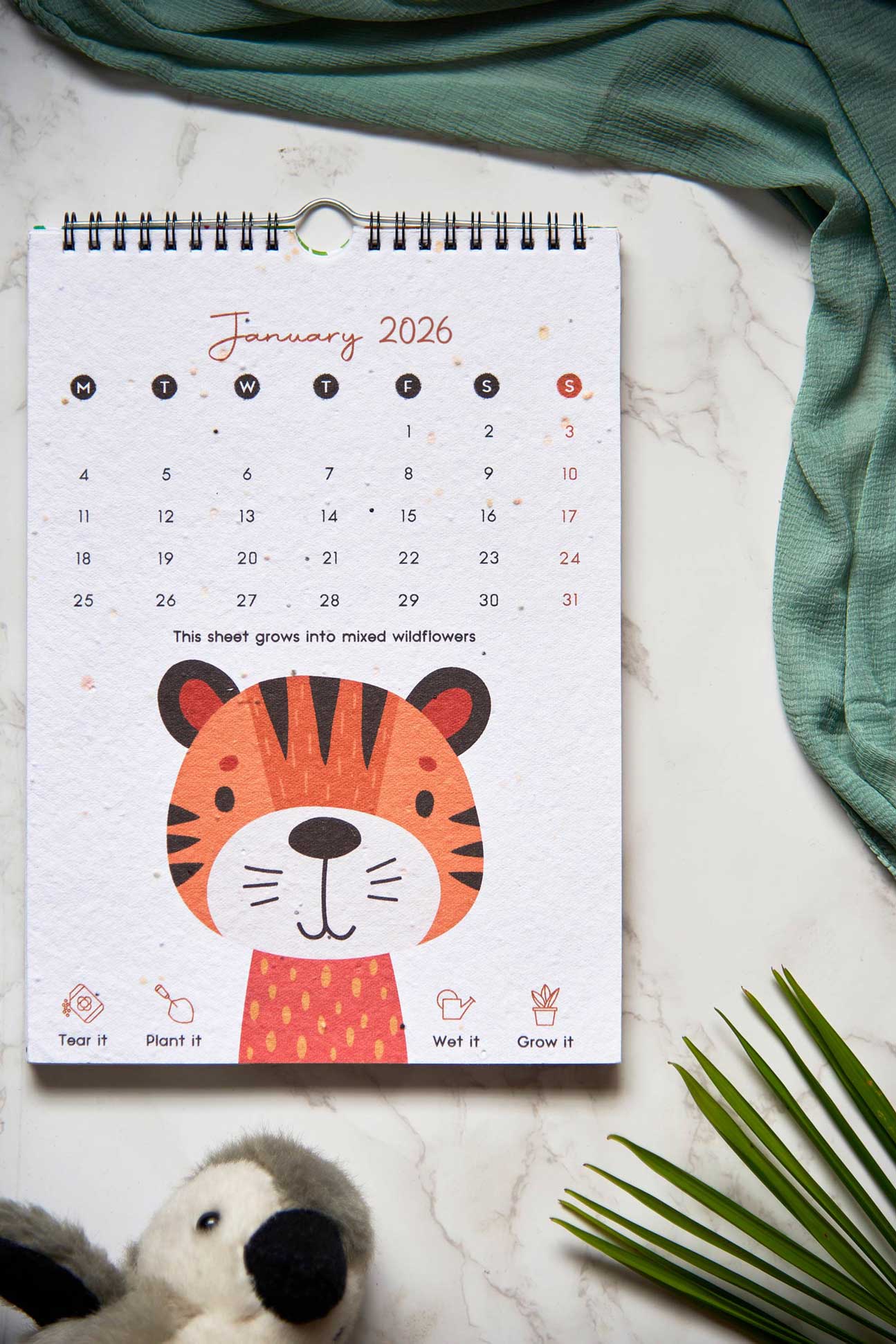 Welcome to the Jungle | A Kids Wall Calendar for 2026