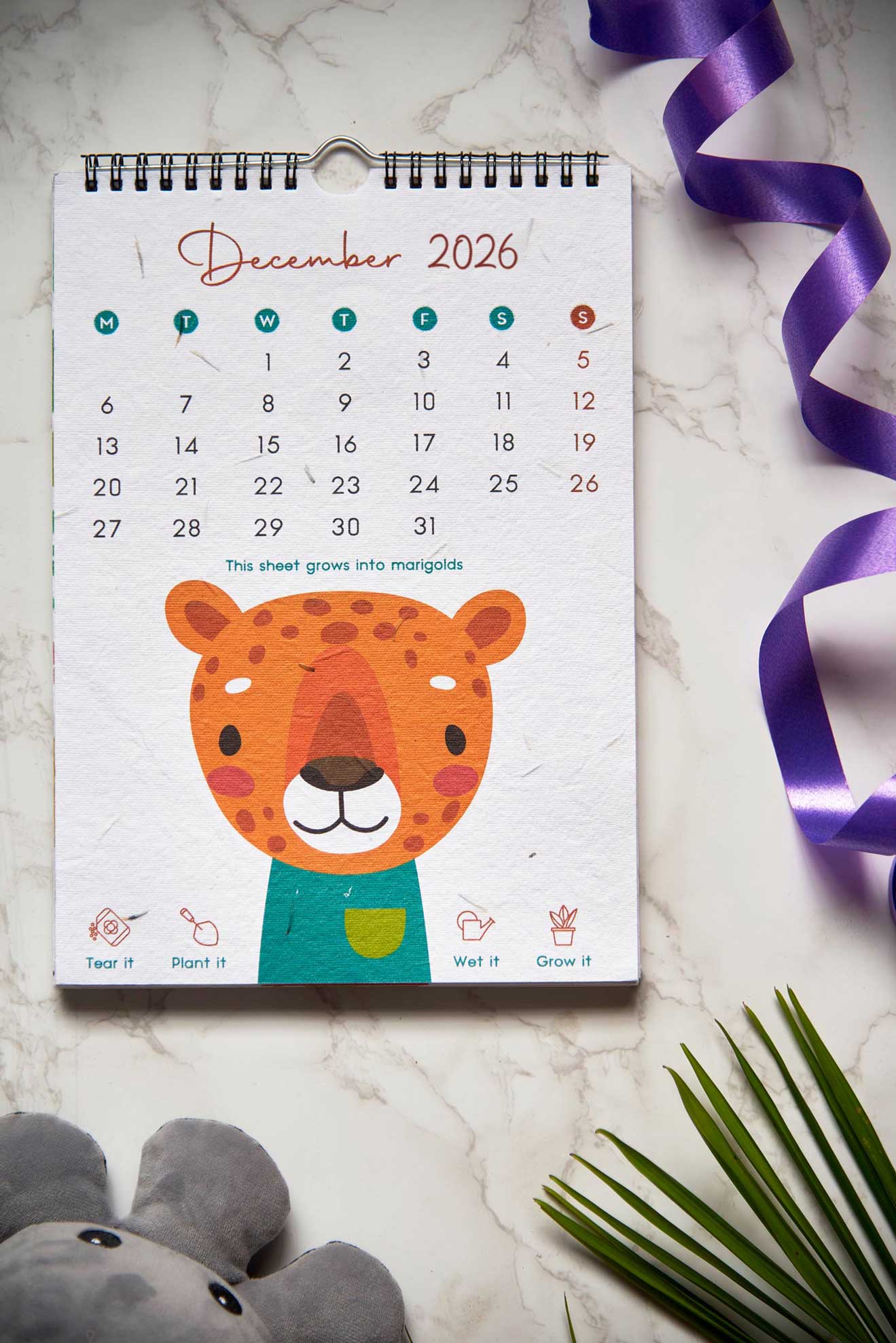 Welcome to the Jungle | A Kids Wall Calendar for 2026