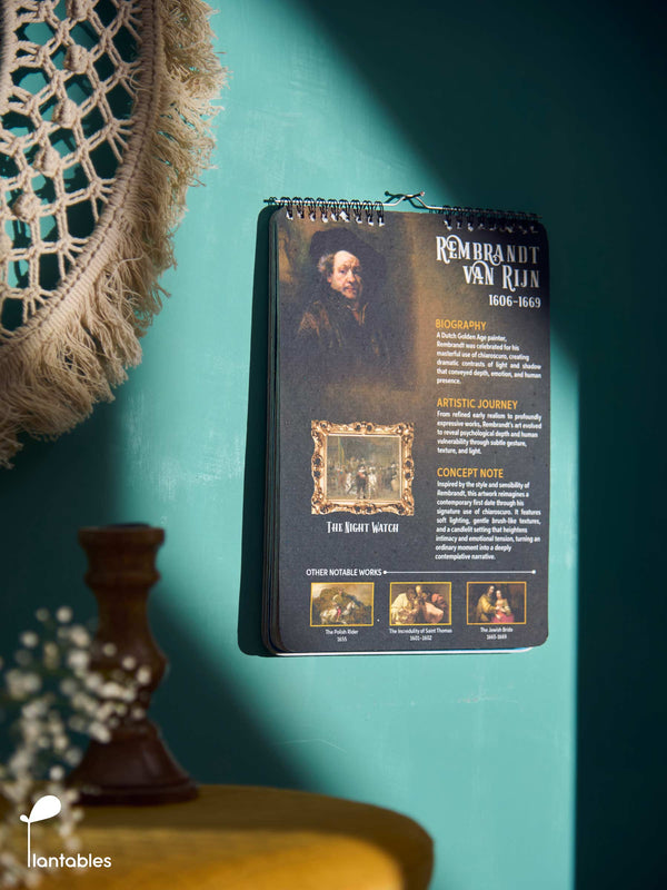 Art Masters Calendar 2026