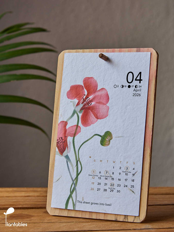 Blooms Calendar 2026