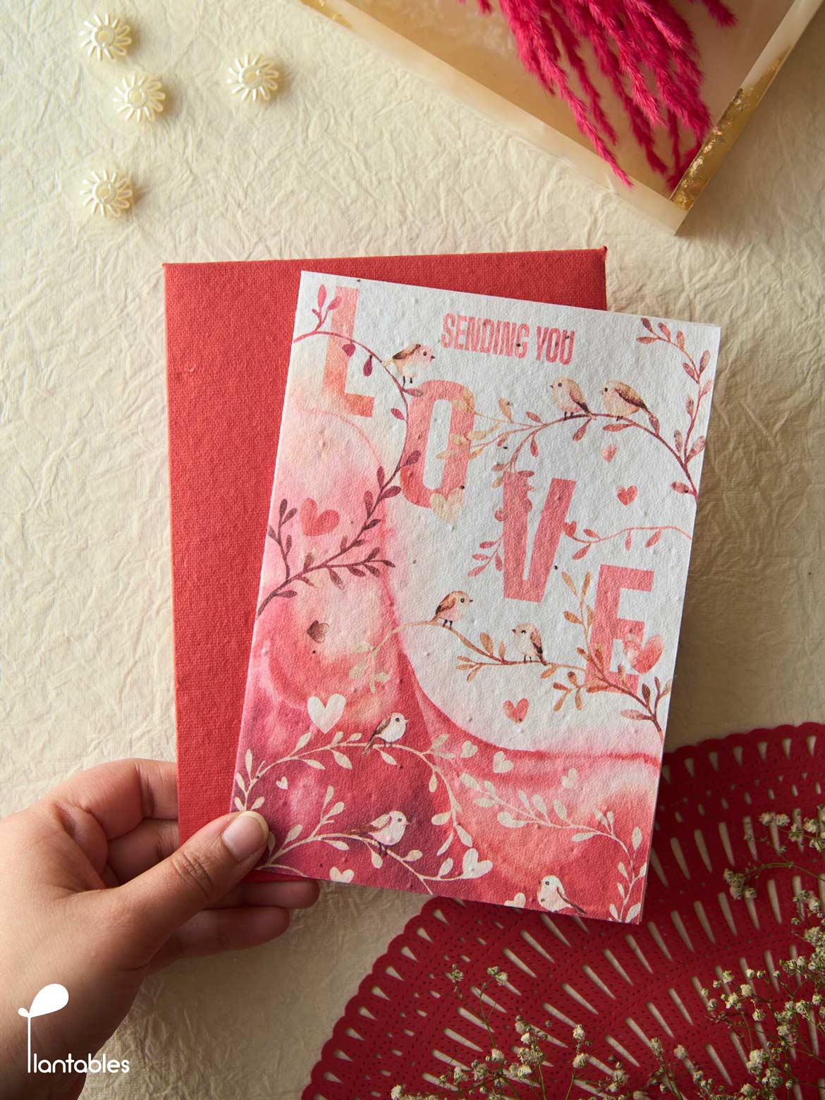 Love Birds Valentine Card