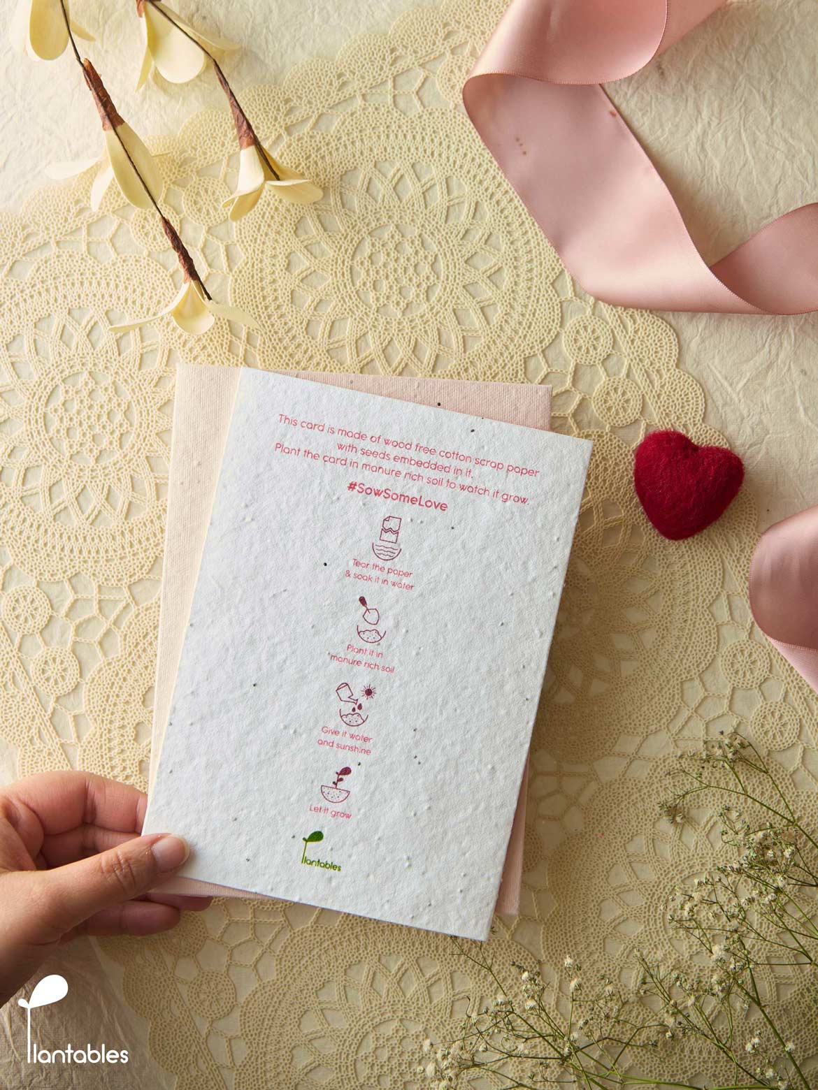 Tea & Macarons Valentine Card