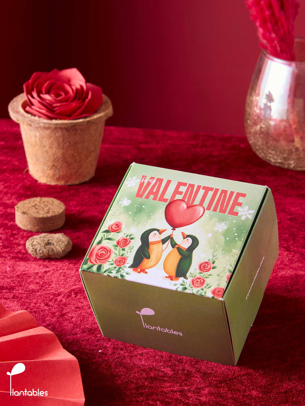 Penguin Love Plantable Rose Grow Kit